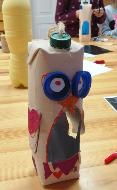 Warsztaty Tworzenia Karmników z recyklingu 